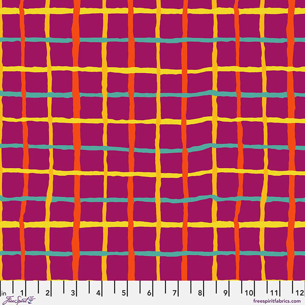 Grid Magenta - Kaffe Fassett Collective August 2026 PWBM105.MAGENTA