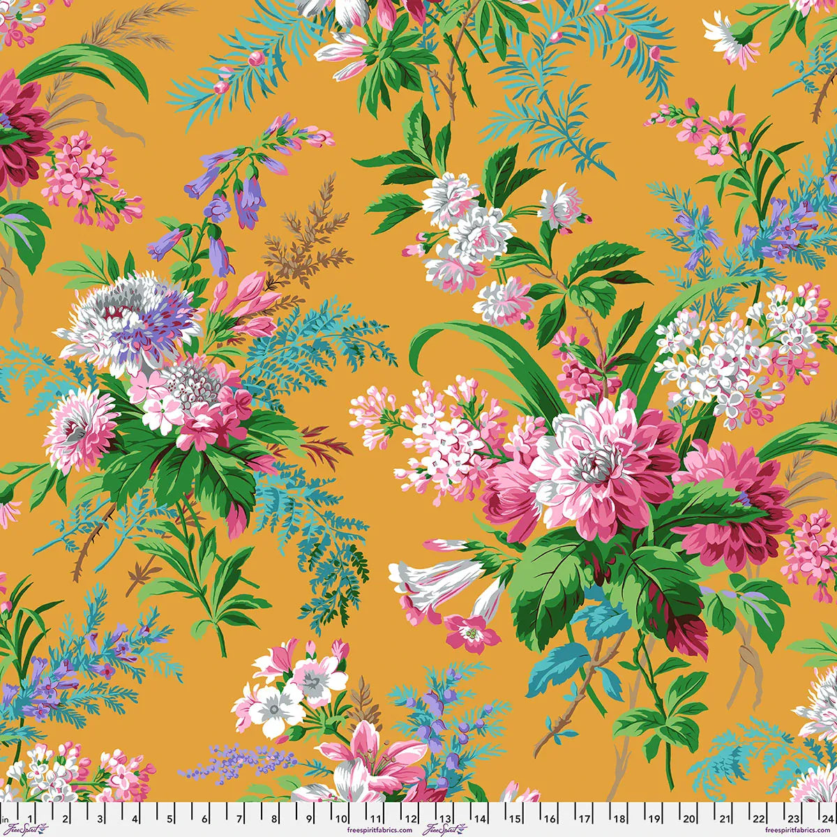 Jardin Gold - Kaffe Fassett Collective August 2026 PWPJ141.GOLD
