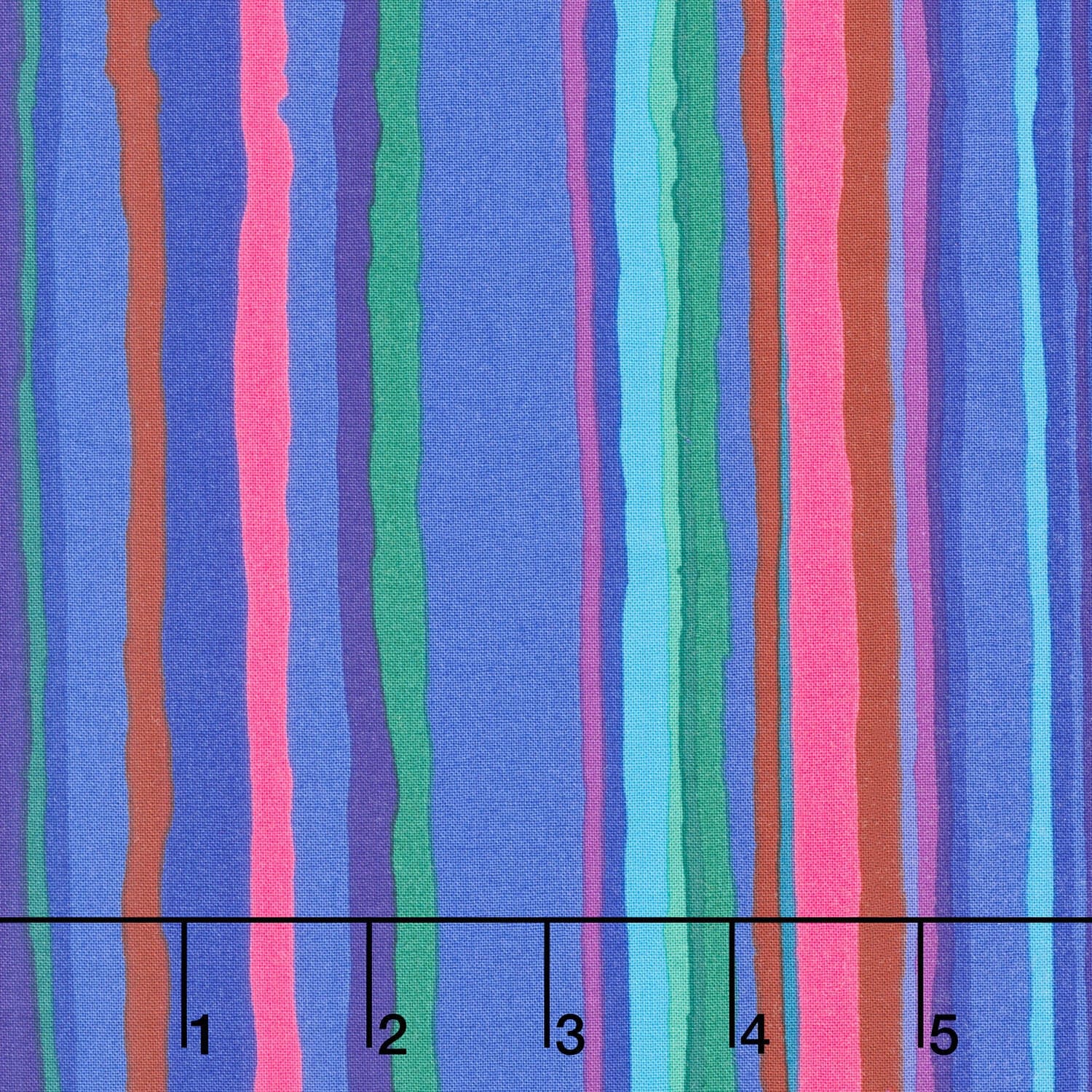 Kaffe Fassett Cotton Fabric - Echo Stripe Blue (FreeSpirit) PWGP209.BLUE