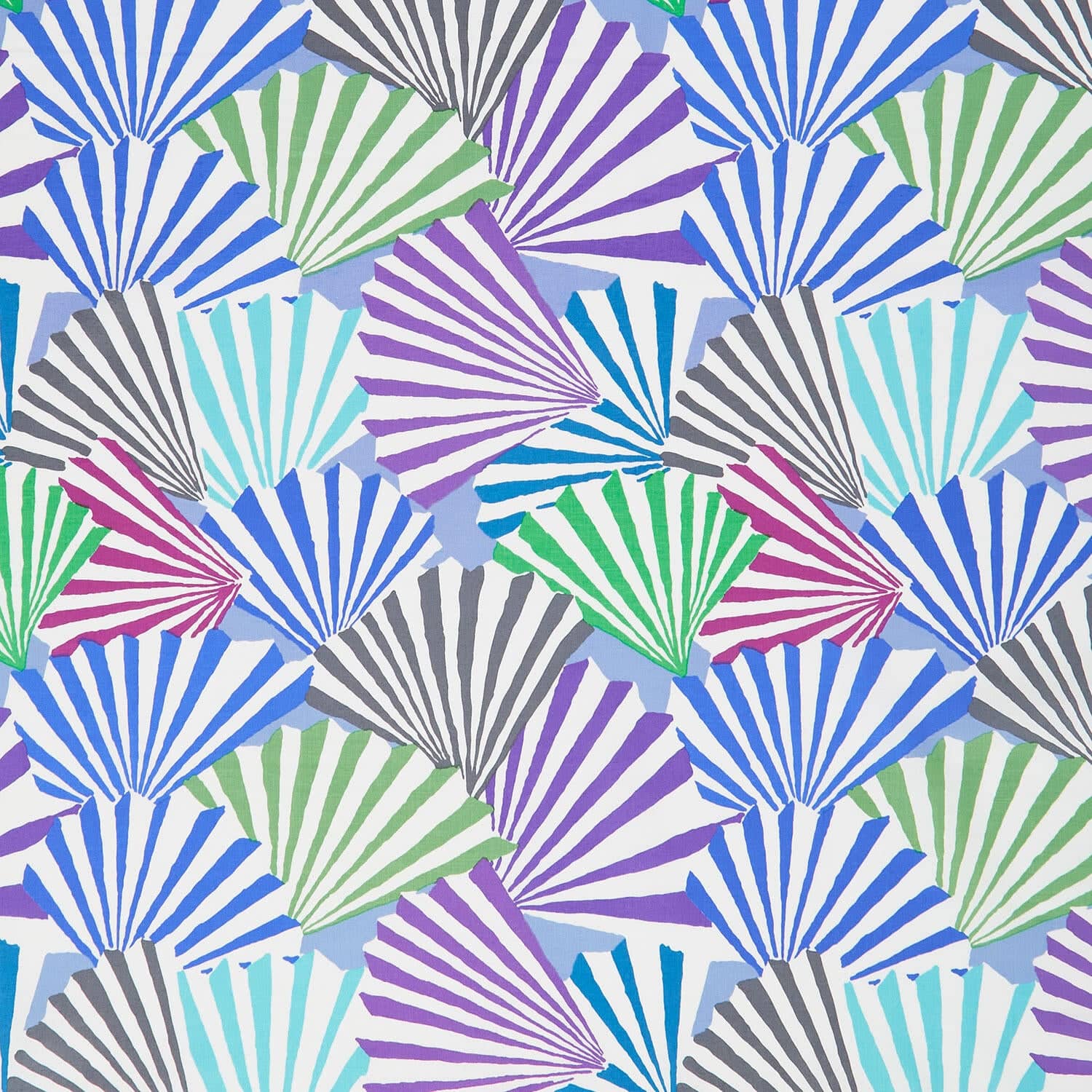 Kaffe Fassett Cotton Fabric - Fanfare Blue (FreeSpirit) PWGP211.BLUE