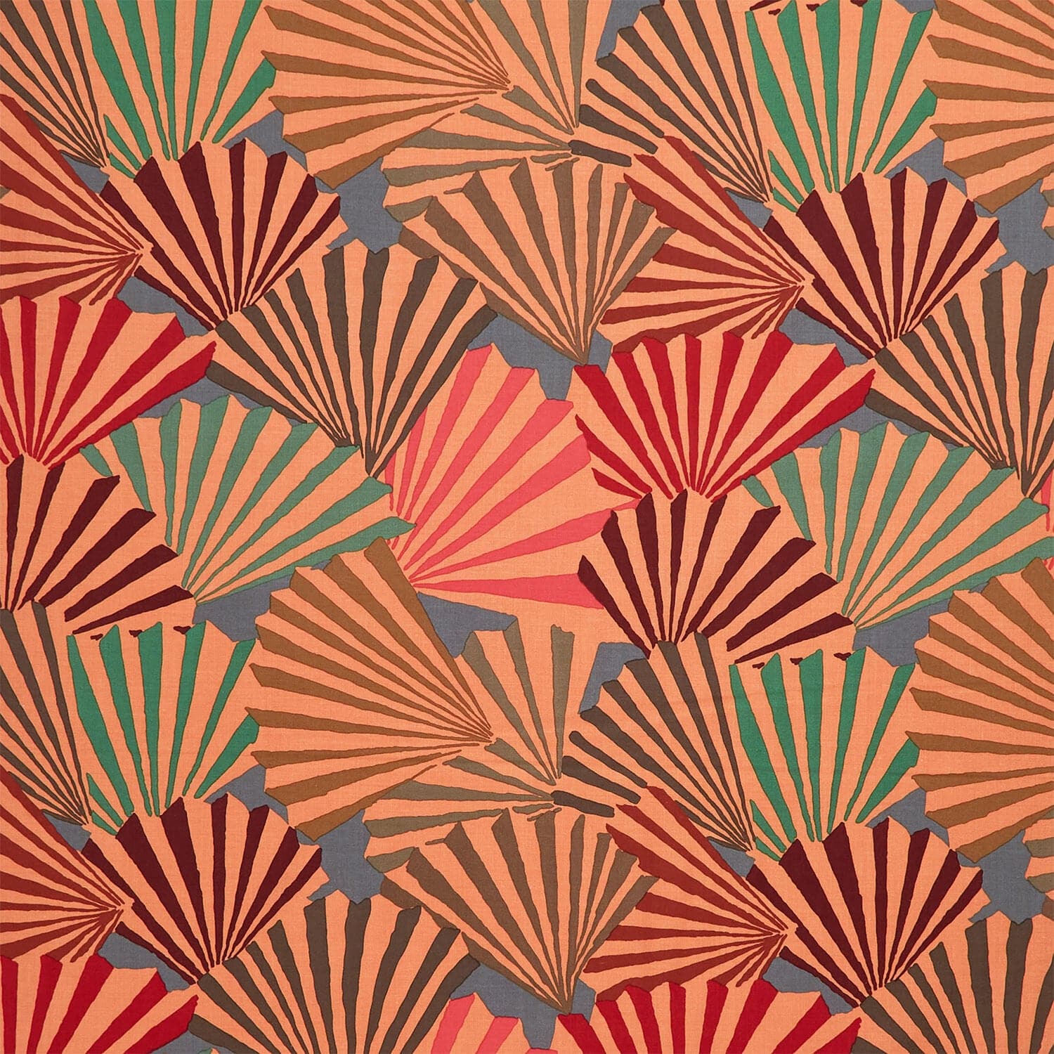 Kaffe Fassett Cotton Fabric - Fanfare Brown (FreeSpirit) PWGP211.BROWN