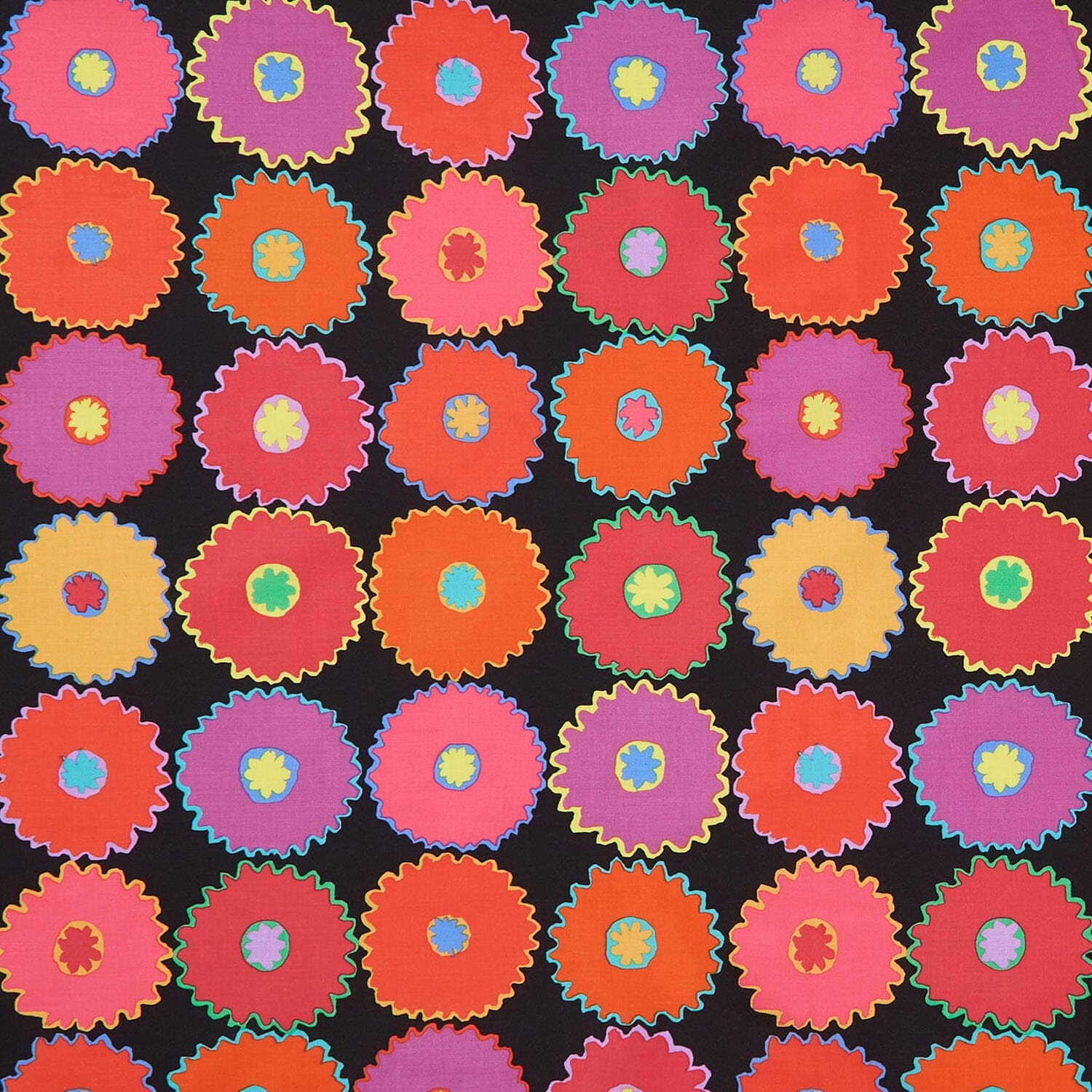 Kaffe Fassett Cotton Fabric - Pinking Red (FreeSpirit) PWGP213.RED