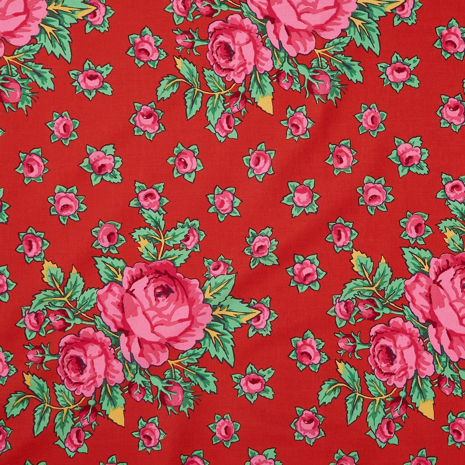 Kaffe Fassett Cotton Fabric - Rosie Red (FreeSpirit) PWGP212.RED