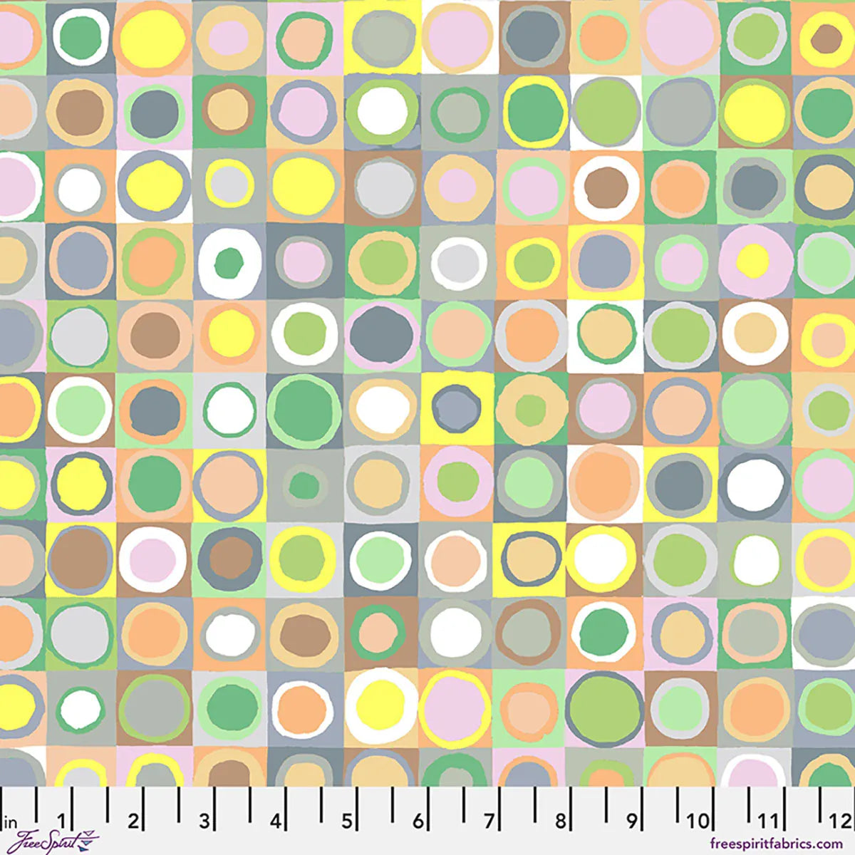 Tiddlywinks Pastel - Kaffe Fassett Collective August 2026 PWGP171.PASTEL