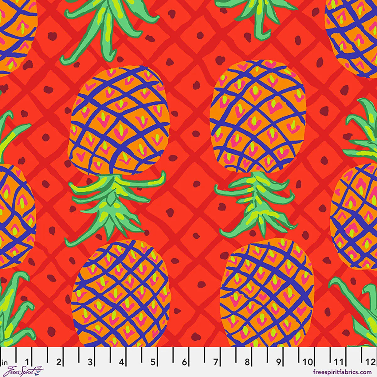 Upside Down Red - Kaffe Fassett Collective August 2026 PWBM108.RED
