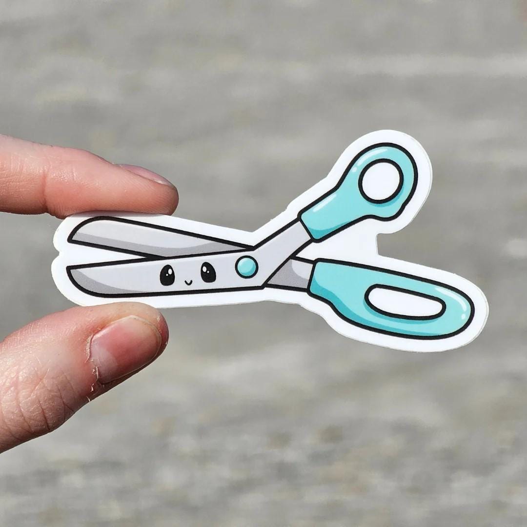 Cute Scissors Sticker VS004