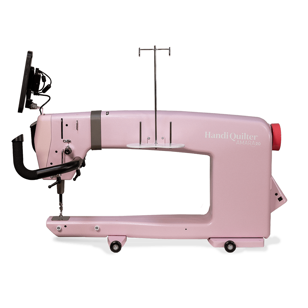Limited Edition Totally Eighties Pink Amara 20 with Pro-Stitcher and HQ Studio 3 10ft Frame QM00125-10PINK