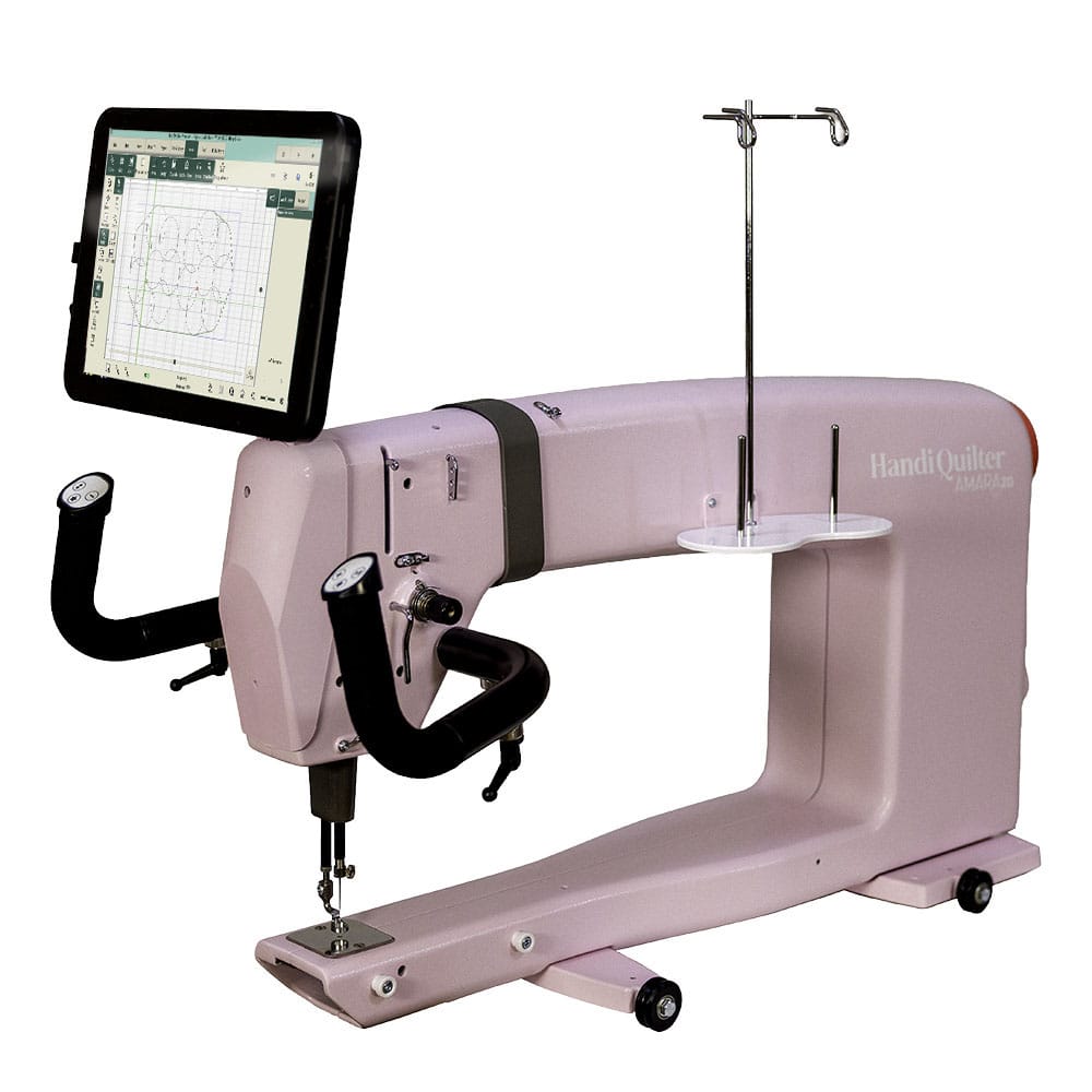 Limited Edition Totally Eighties Pink Amara 20 with Pro-Stitcher and HQ Studio 3 10ft Frame QM00125-10PINK