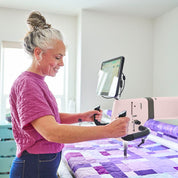 Limited Edition Totally Eighties Pink Amara 20 with Pro-Stitcher and HQ Studio 3 10ft Frame QM00125-10PINK