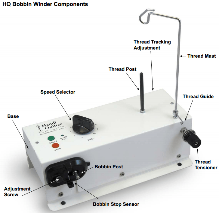 Thread Mast for Bobbin Winder QM00500-20