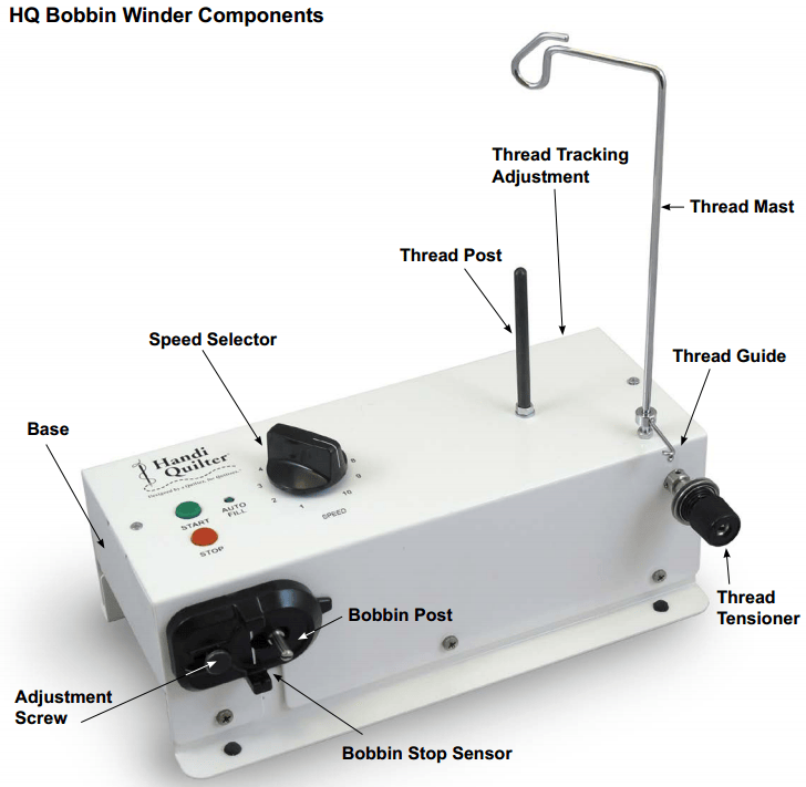 Thread Mast for Bobbin Winder QM00500-20