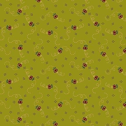Autumn Farmhouse - Meandering Pomegrante Kiwi 976-66