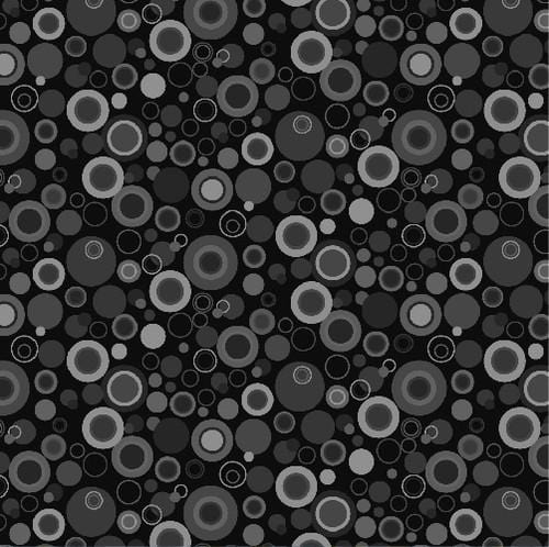Bubble Dot Basics - Black 9612-98