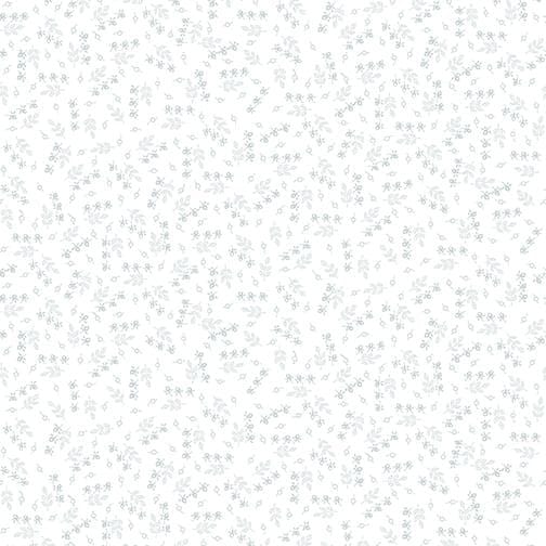 Quilter's Flour V - White on White Ditsy Berries 1270-01W