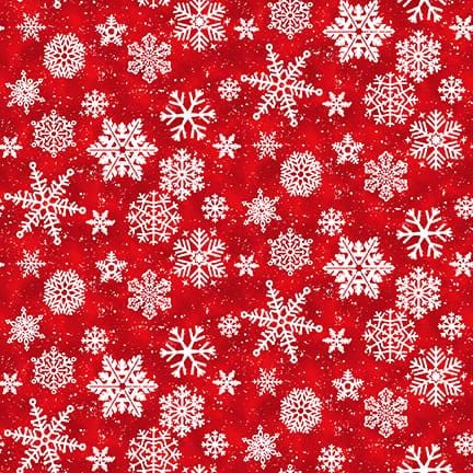 Snow Crew - Snowflakes Red 1288-88