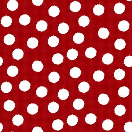 Snow Crew - Texture Dot Red 1292-88