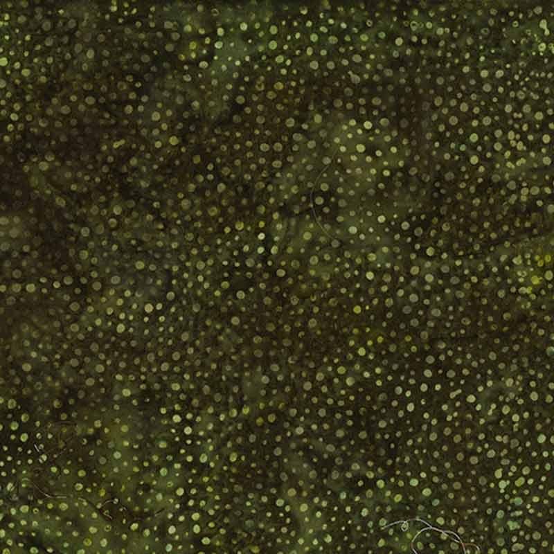 Big Foot Cotton Fabric - Olive Leaf (Hoffman Fabrics) 885-771