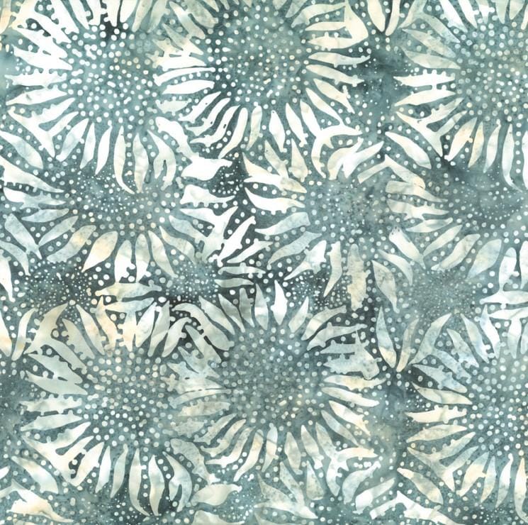 884 Sunflower Batiks - Seagull 884-489