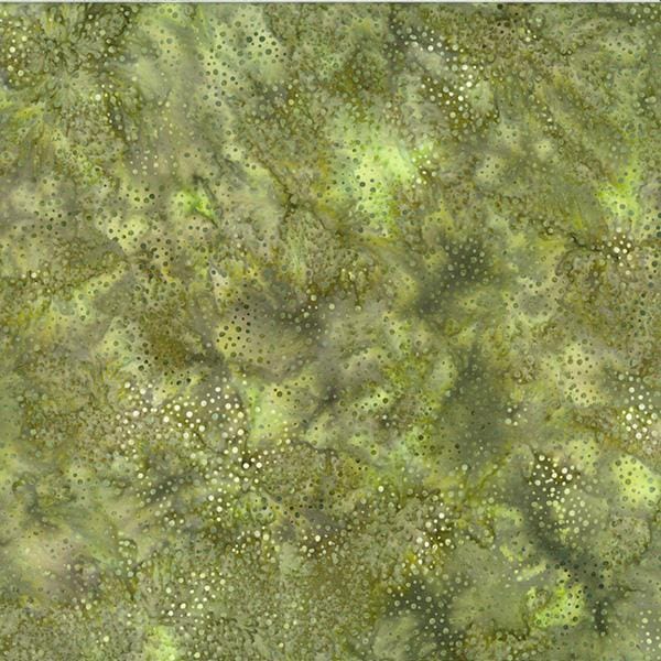 885 Dot Batiks - Olive Green Dots 885-96-OLIVE