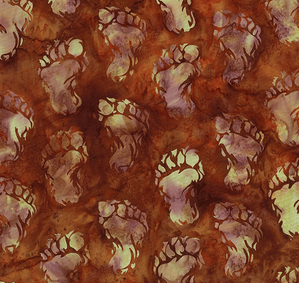 Big Foot Bali - Footprints Pecan X2642-573