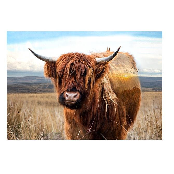 Call of the Wild - Highland Cow W5422-39-RUST