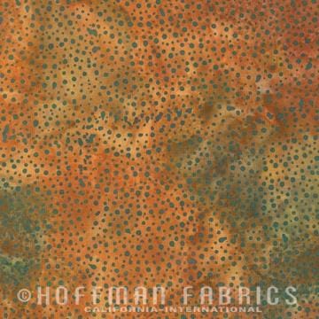 Hoffman - 885 Dot Batiks - Copper 885-172