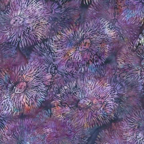 Jelly Fish Batiks - Boysenberry MR45-88-BYSNBRRY