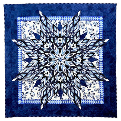 Image of Ice Queen quilt.