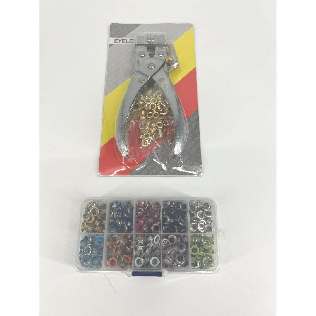 400pc. Multi Color Grommet Set with Tool H15-EC