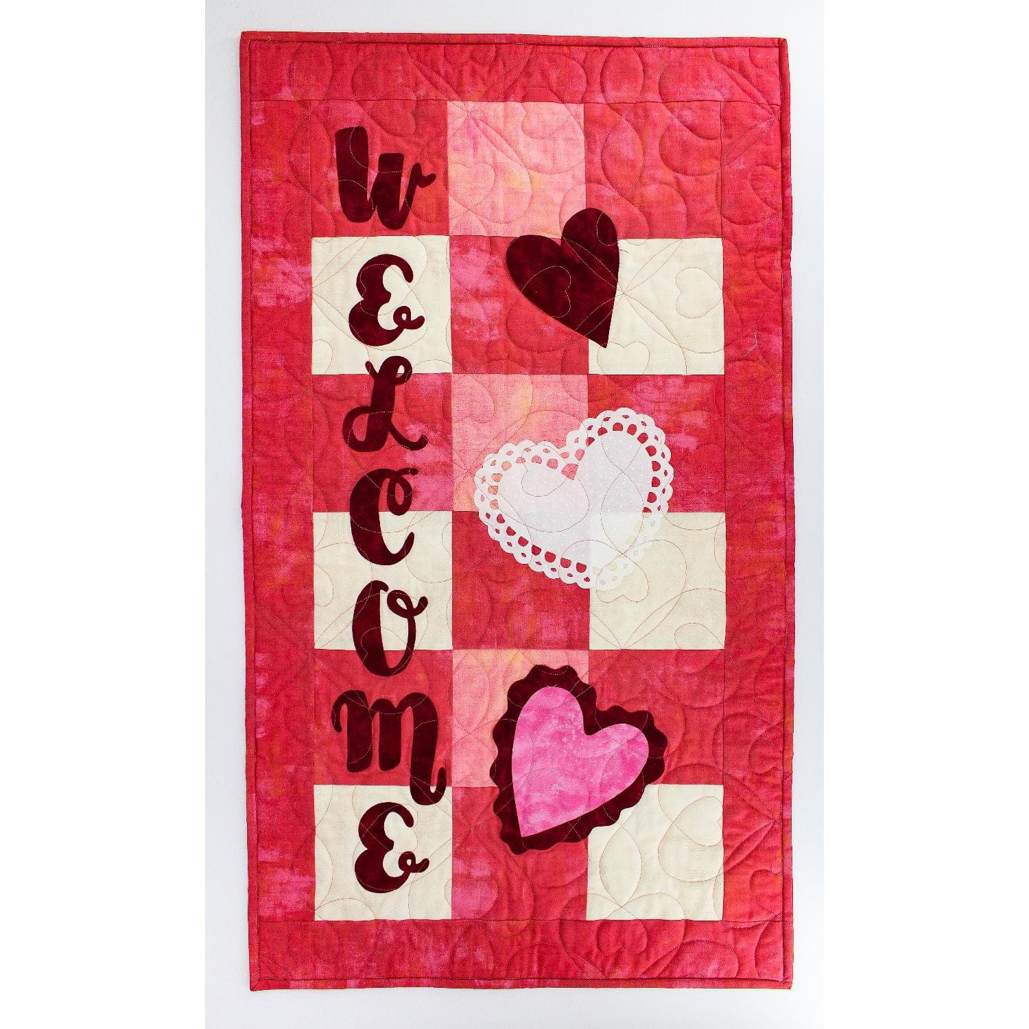A New Year of Porch Quilts- Welcome Valentine PQ24-02