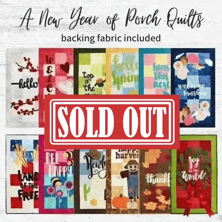 A New Year Porch Quilts Block of the Month - Begins November 2024 NYPORCH-NOV24