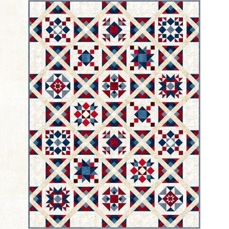 American Glory BOM Quilt Kit AMERCNGLRY-RBQK