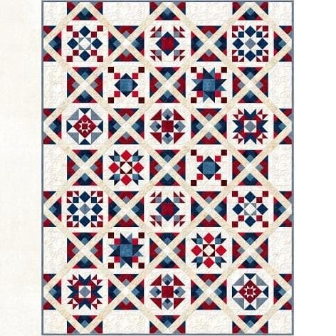 American Glory BOM Quilt Kit AMERCNGLRY-RBQK