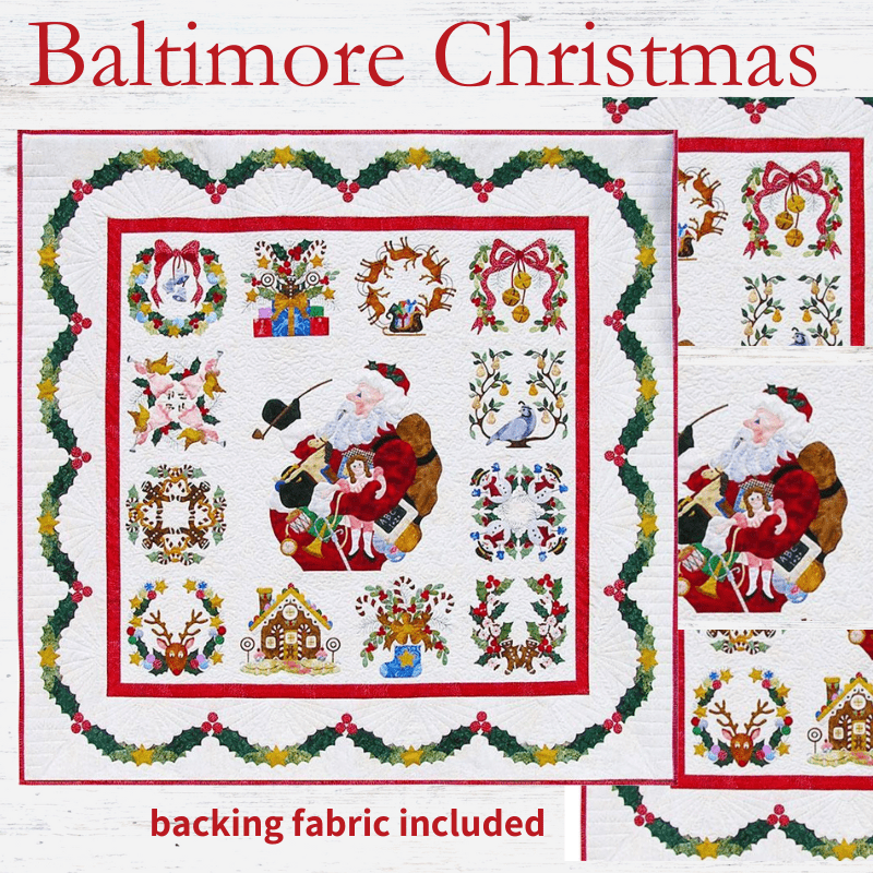 Baltimore Christmas Block of the Month - Begins December 2024 BALTXMAS-DEC24