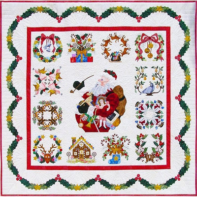 Image of Baltimore Christmas quilt.