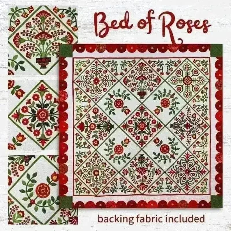 Bed of Roses BOM Quilt Kit BOR22-RBQK