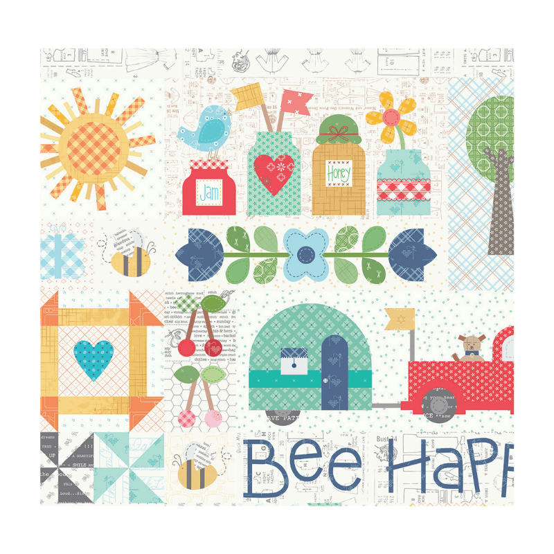 Bee Happy Block of the Month - Begins March 2025 BEEHAPPY-MAR25