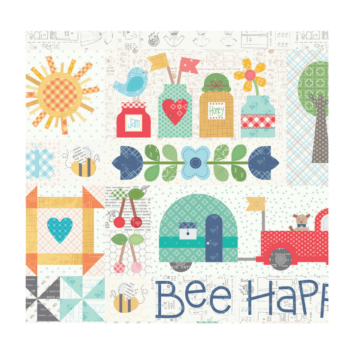 Bee Happy Block of the Month - Begins March 2025 BEEHAPPY-MAR25