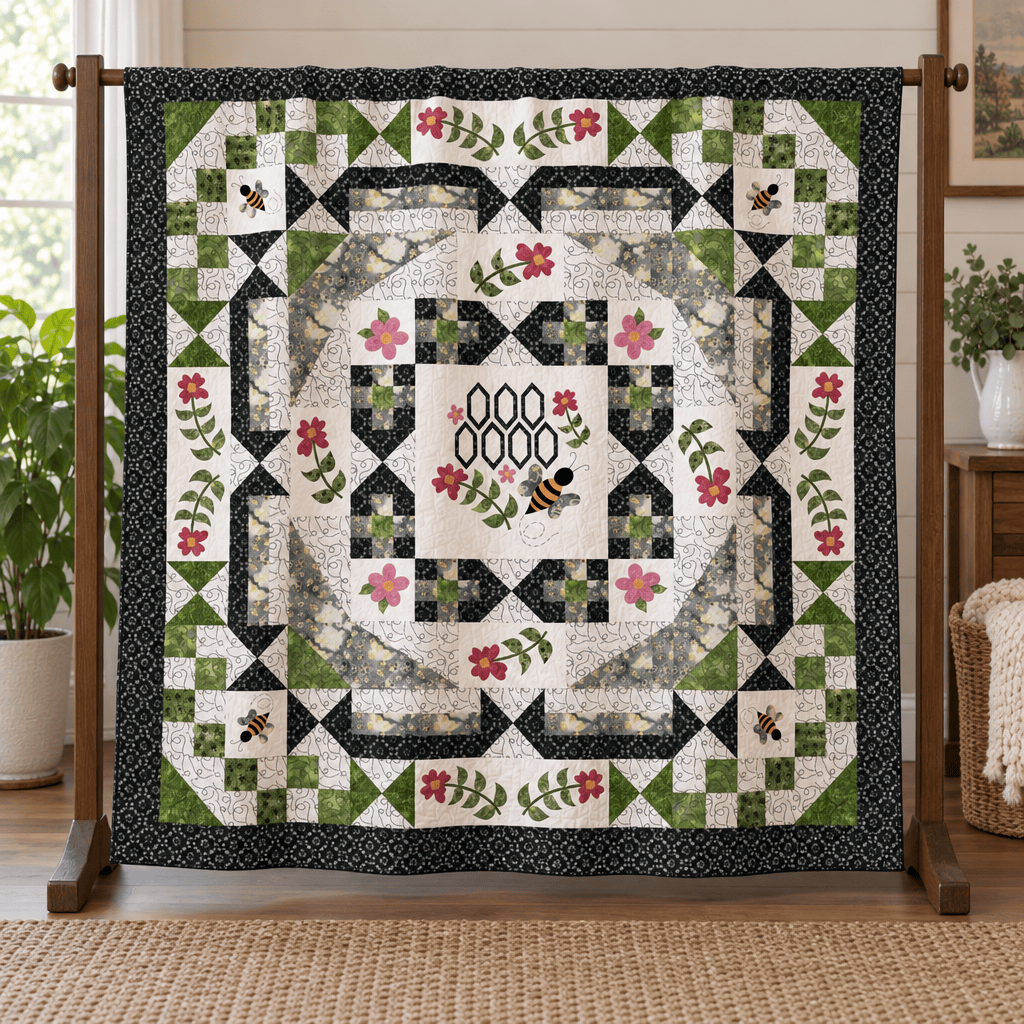 Bees and Hexies Precut Block of the Month - March 2027 BEESHEX-MAR27