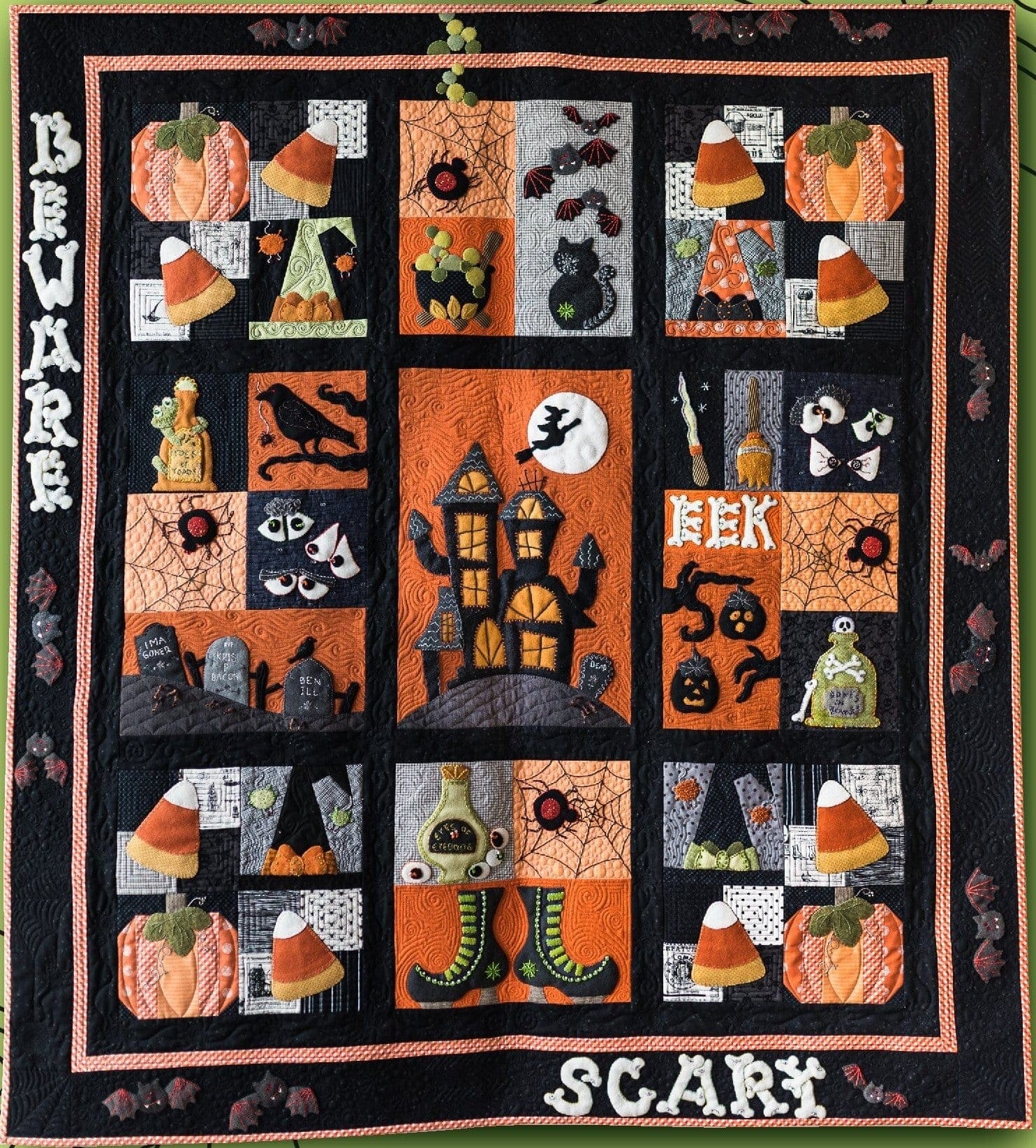 Beware! It's Halloween Block of the Month - Begins October 2024 ITSHALLOW-OCT24