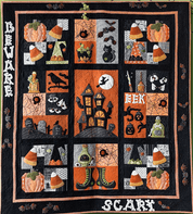Beware! It's Halloween Quilt Kit BEWARE!HALLO-RBQK