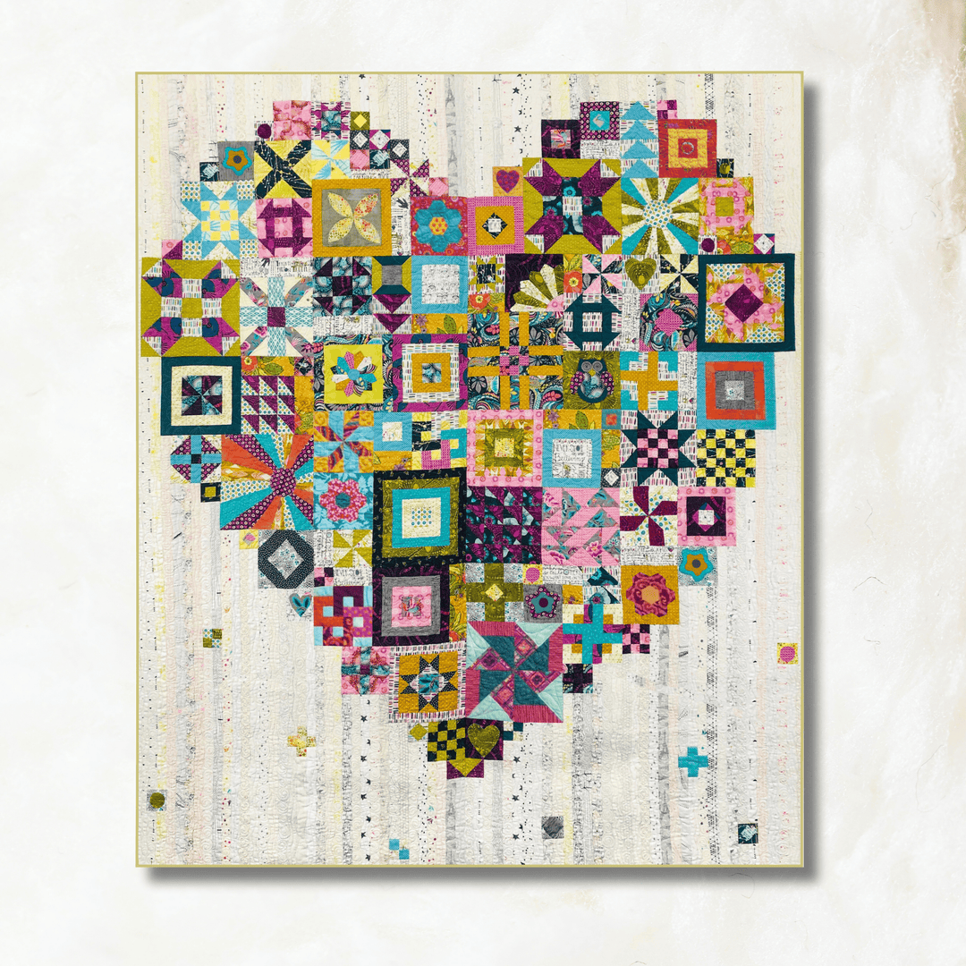 Boho Heart Block of the Month - Begins June 2026 BOHOHRT-JUN26