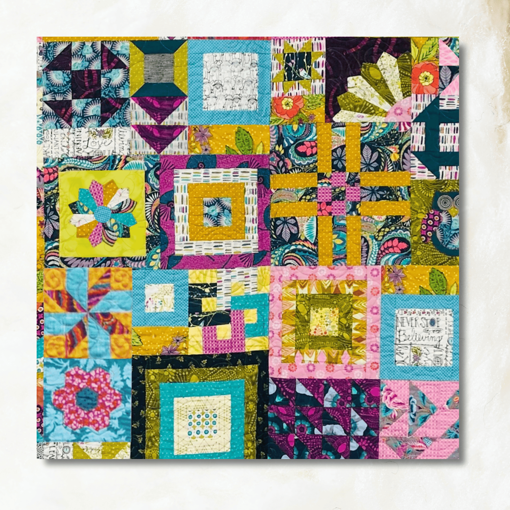 Boho Heart Block of the Month - Begins June 2026 BOHOHRT-JUN26