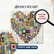 Boho Heart Block of the Month - Begins June 2026 BOHOHRT-JUN26