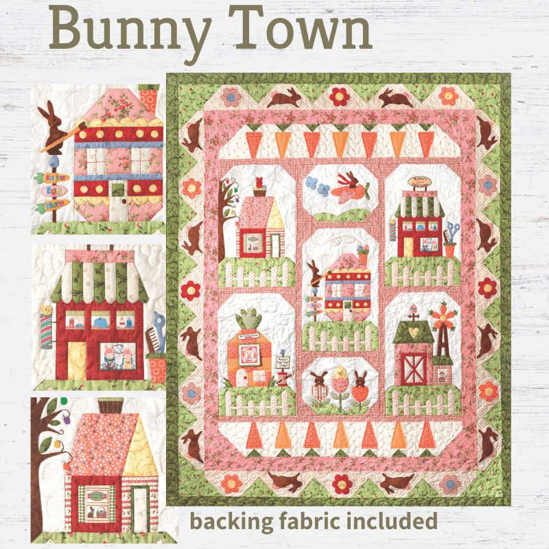 Bunny Town Block of the Month - Begins March 2026 BUNNYTWN-MAR26