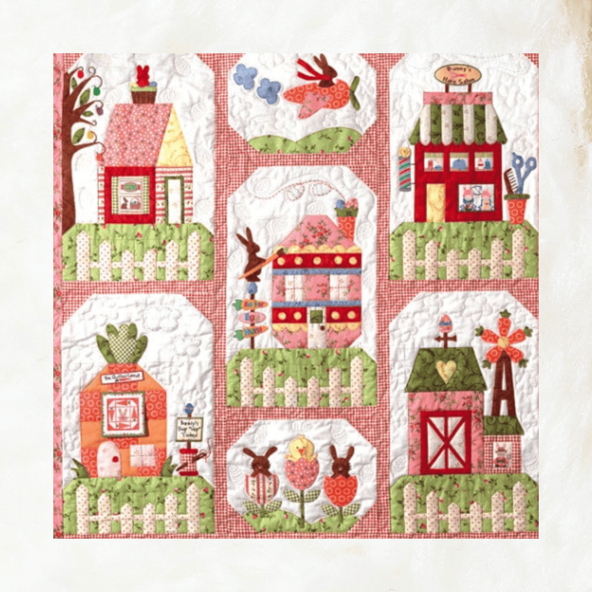 Bunny Town Block of the Month -  March 2026 BUNNYTWN-MAR26