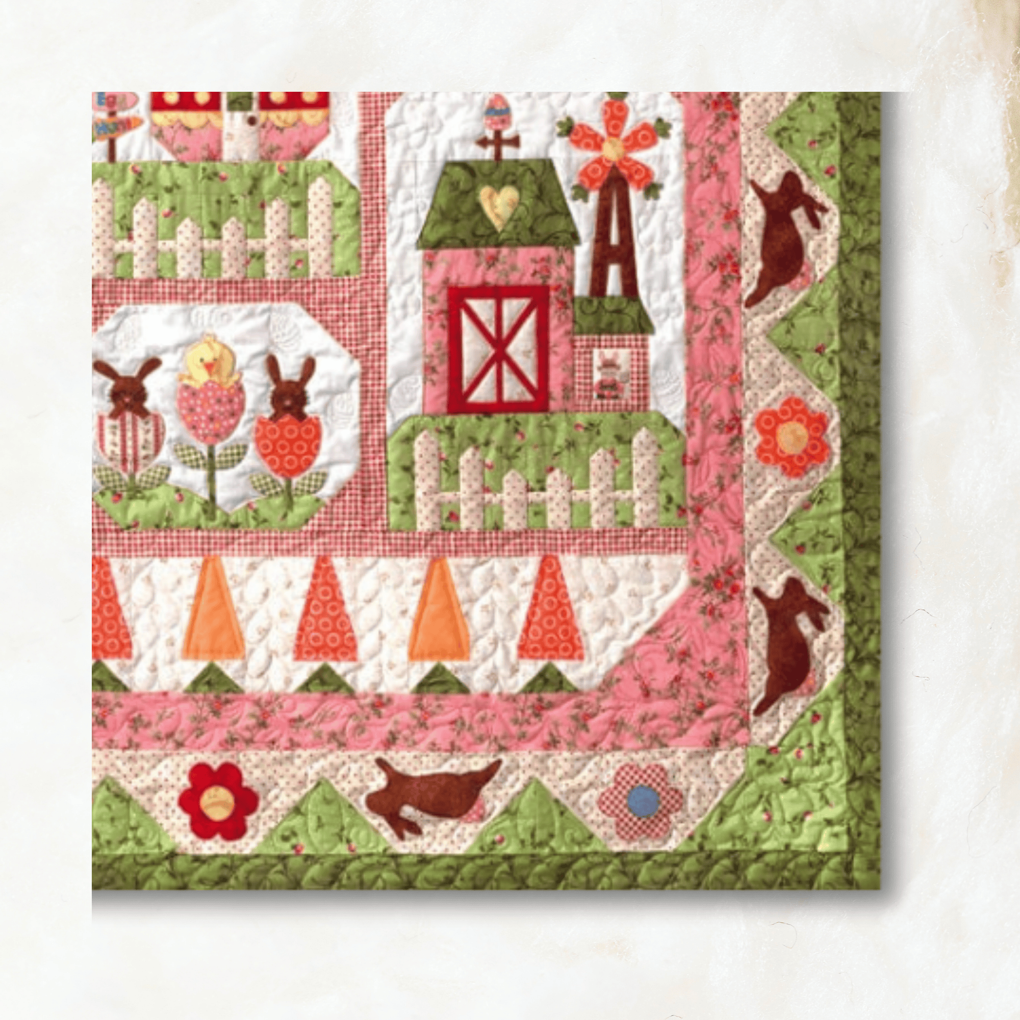 Bunny Town Block of the Month -  March 2026 BUNNYTWN-MAR26