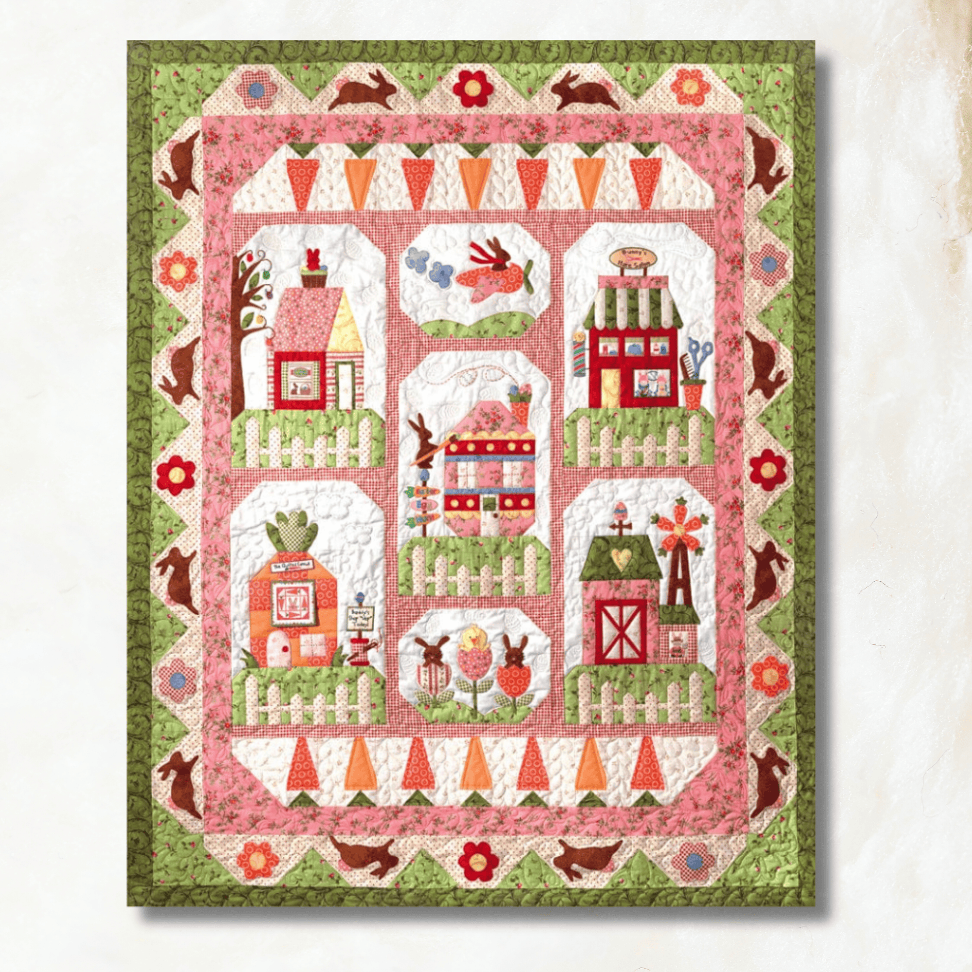 Bunny Town Block of the Month -  March 2026 BUNNYTWN-MAR26