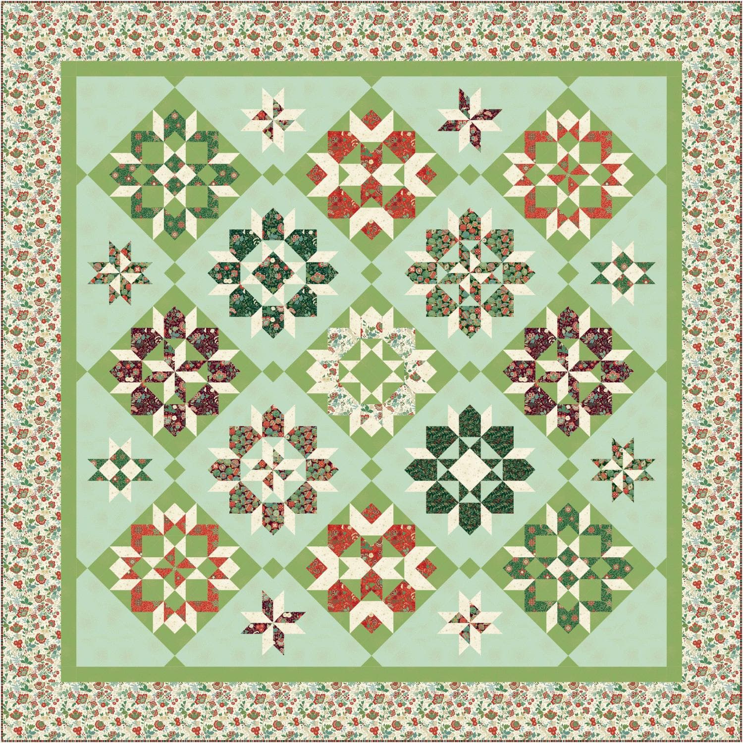 Calm & Bright Precut Block of the Month - Begins June 2026 P-CALMBRGHT-JUN26