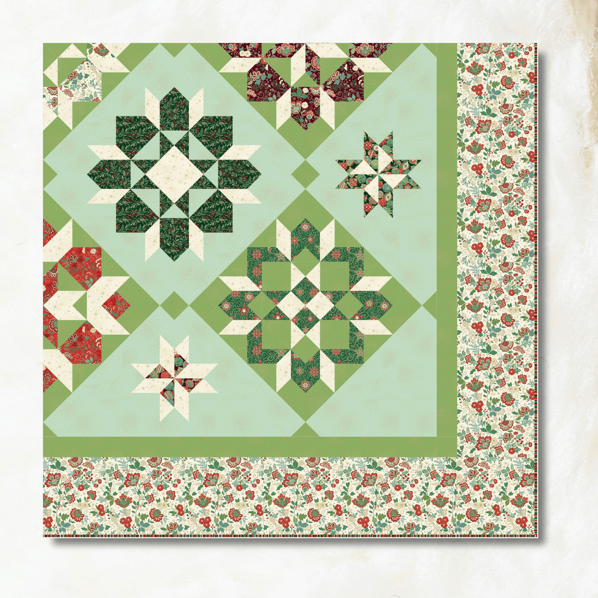 Calm & Bright Precut Block of the Month - Begins June 2026 P-CALMBRGHT-JUN26